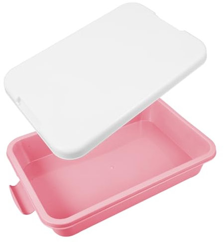Yardwe Sabbiera Vuota con Coperchio Sabbiera Portatile in Plastica Contenitore per Giocattoli per Ragazzo Ragazza Ragazza per Attività all Aperto e Interni
