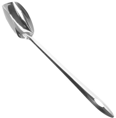 Hoement Cuchara de Acero Inoxidable para Algodón de Azúcar Mango Ergonómico Resistente y Versátil para Máquina de Malvaviscos y Cocina Accesorio Práctico para Dulces