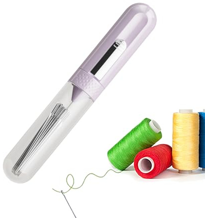 Generico Tirafilo per infilare Facilmente - Dispositivo ausiliario ago, ausilio per Cucire rapido Antiscivolo con Grandi da Cucito per Quilting e lavori di Cucito, per Adulti, Anziani, Donne,