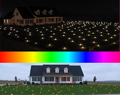 Lawn Lights Illuminated Outdoor Decoration, LED, Christmas, 36-08, Morphing Multicolor
