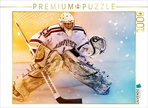 CALVENDO Puzzle EIN Motiv aus dem Kalender Eishockey - Fight 1000 Teile Puzzle quer | Lege-Größe cm Foto-Puzzle für glückliche Stunden