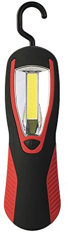 Poly Pool PP3162 Multifunctional Work Light with Ultra COB LED and Retractable Rotating Hook, Red/Black