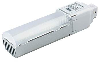 Light Efficient Design Horizontal 11W 4 Pin 4000K G24q LED Bulb, Uses Existing Ballast