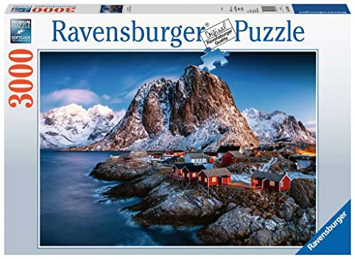 Ravensburger Puzzle 17081 - Hamnoy, Lofoten - 3000 Teile Puzzle für Erwachsene und Kinder ab 14 Jahren, Puzzle mit Landschafts-Motiv von Norwegen