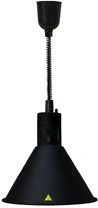 Lampe Chauffante Conique Noire - Diamètre 275 mm - Combisteel -