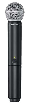 Shure BLX2/SM58 Handheld Wireless Transmitter with SM58 Vocal Mic Capsule - for use with BLX Wireless Microphone Systems (Receiver Sold Separately) | J11 Band
