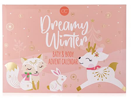 Accentra Beauty - Adventskalender Dreamy Winter - Rehlein, Fuchs und Hase, Pink