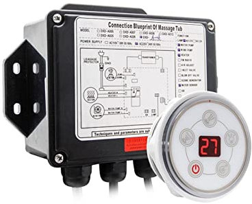 Z-LIANG 1set Digital Control Panel With LCD Screen Spa Combo Water Air Massage Bathtub Whirlpool Controller Kits