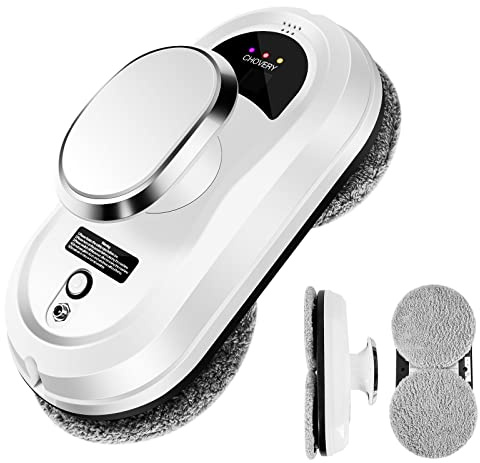 CHOVERY Window Cleaner Robot,Smart Glass Cleaning Robotic with 5600Pa Strong Suction,Remote Control Window Cleaning Robot for Windows/Tiles/Class Door