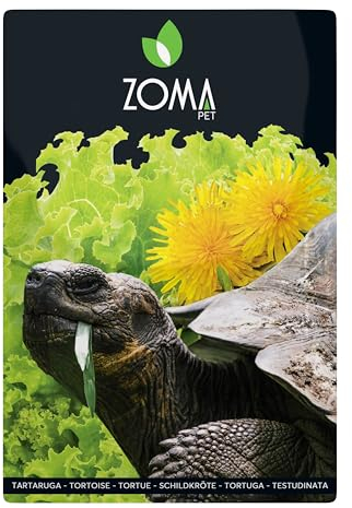 ZOMA Mix Samen für Landschildkröten 6 Heritage mit Löwenzahnklee und Salat, optimale Ernährung für Landschildkröten (1 Beutel à 15 g)