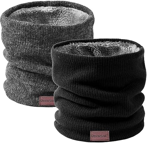 Onvavient Sjal herr vinter, vinter halsslang skidåkning, tubhalsduk halsduk halsvärmare ansiktshalsduk fleece loop halsduk män kvinnor, varm tjock tubhalsduk halsvärmare sport motorcykel cykel