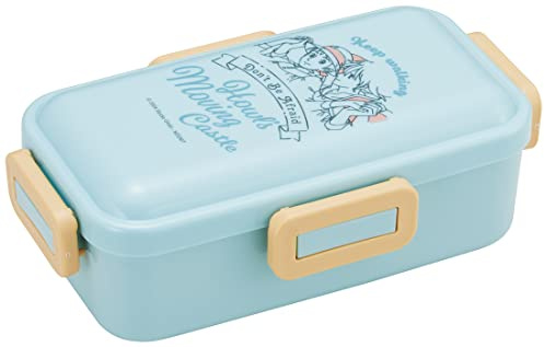 Skater PFLB6AG-A Howl's Moving Castle Lunch Box, 530 ml, antibakteriell, Fluffy, Domed Lid, Made in Japan