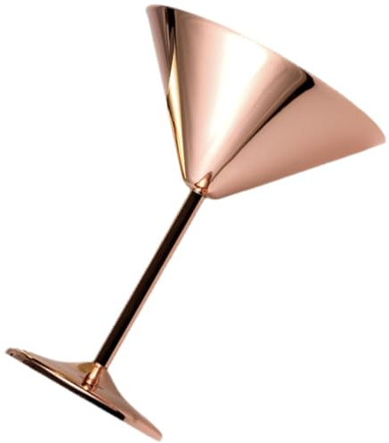 LIFKOME bicchiere da martini calice in acciaio inox bicchieri cocktail infrangibili bicchieri da cocktail bicchieri di vino calice di vino da cocktail Metallo