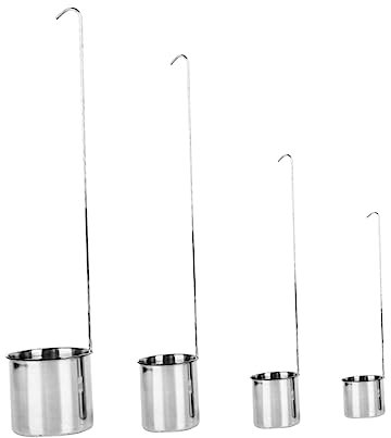 IMIKEYA 4pcs Stainless Steel Wine Measuring Device Bartending Measuring Cup for Home Bar Use Wine Dipper and Sauce Ladle