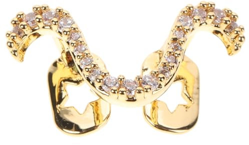 Holibanna Shiny Tooth Gems Zahnschmuck Mit Einzelne Goldene -zahnornamente Für Kreative Zahnverschönerung Und Besondere Anlässe