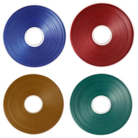 50 m glänzendes Ringelband für Luftballons, gelocktes Laserband für Geschenkverpackungen, Kunst, Handwerk, Hochzeit, Geburtstag, Party, Weihnachtsdekorationen (Gold, Grün, Blau, Rot)