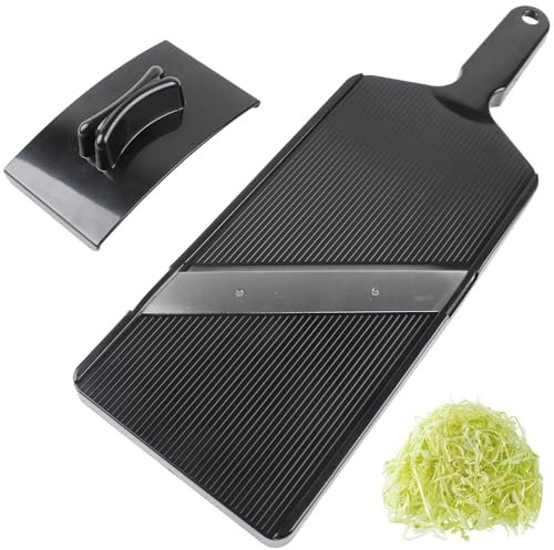 Cabbage Slicer Smart Ultra-Thin Julienne - 0.04 inch Professional Thin Sauerkraut Coleslaw Cutter Japanese Stainless Steel Blade Food Fruit Slicing Shredder