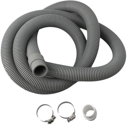 Washing Machine Waste Pipe Extension, Waste Water Drain Outlet Hose Pipe kit for Washing Machine, Washer Dryer, Dishwasher(150CM)