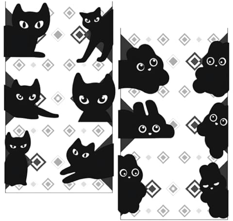 NOPKESV 2 Sätze (insgesamt 12) magnetische Lesezeichen Magnetlesezeichen Cute Süß Katzen Lesezeichen Ein Ausgezeichnetes Weihnachten Geschenk Für Kinder Lehrer Buchliebhaber Und Katzenliebhaber