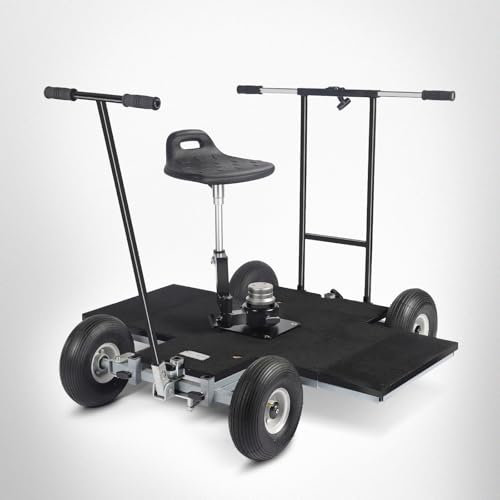 PROAIM Quad Prime Camera Doorway Dolly for Videomakers & Filmmakers. Payload up to 250kg/550lb. Compatible Track Center Distance: 24.5”. Includes Euro/Elemac Mount Adapter (DL-QDPF-01)
