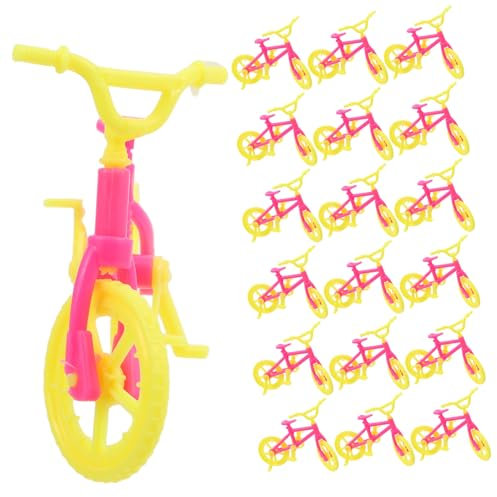 Toddmomy 20stücke Miniaturfahrrad Modell Für Puppenhaus Dekoration Feengarten Zubehör Bücherregal Schmuckstück Mini Fahrrad Garten Accessoire Tiny House Accessoires