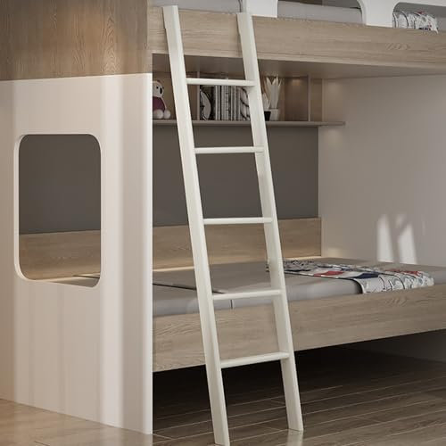 Scaletta regolabile in metallo a 5 gradini, per letto a soppalco, altezza 160 cm, perfetta per letti a castello e spazi a soppalco, design sicuro
