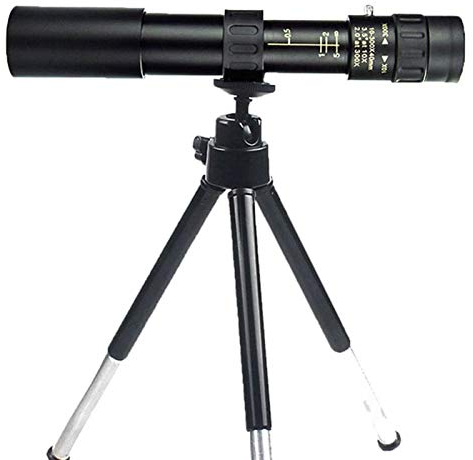 Monokular-Teleskop, leistungsstarkes Original-Fernglas 10–30 x 25/PF-003, Zoom-Monokular-Teleskop, Taschen-Binoculo, optisches Prisma-Zielfernrohr für Vogelbeobachtung für Erwachsene, Outdoor-Reisefe
