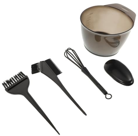 VALICLUD Haarfärbepinsel mit Kamm und Mischschale Flexibles Haarfärbewerkzeug 6 Stück Profi Haarfärbeset für Männer Frauen Salon und Heimgebrauch Einfache Anwendung