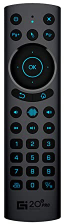 Jrudjsnhhty G20S PRO BT5.0 2.4G Wireless Smart Voice Air Mouse Gyroscope IR Learning Backlit Remote Control for Android TV BOX
