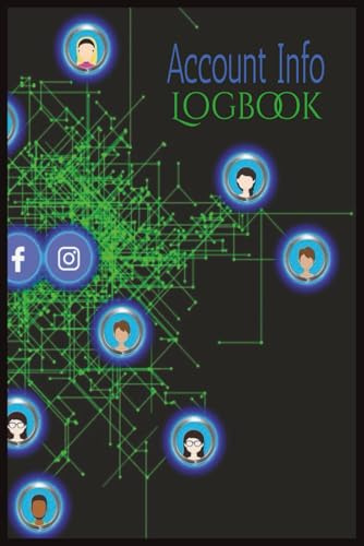 Account Info Logbook: Secure Password Organizer and Login Tracker | 6 x 9 in, 120 Pages for Usernames, Passwords & Account Details