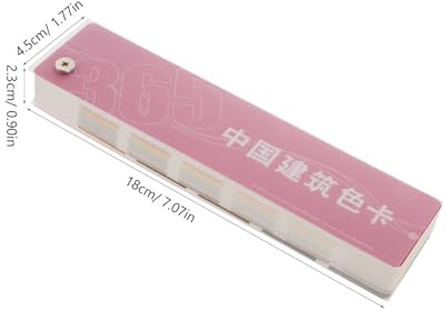 IWOWHERO Nuancier Peinture Papier Carte Échantillon Couleur pour Projets DIY et Rénovation Papier Fiable pour Sélection Artistique des Teintes