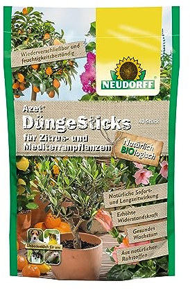 Neudorff 00276 Azet fertiliser Sticks for Citrus Plants, 40 Pieces