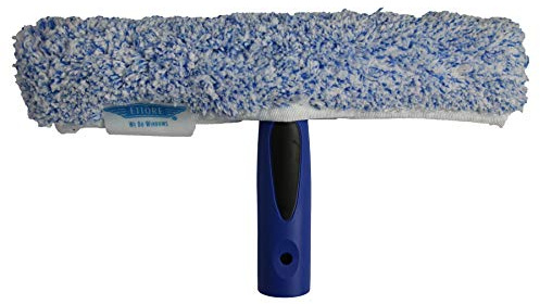 Ettore 63010 ProGrip Window Washer Scrubber, 10-Inch ,blue