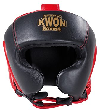Kwon professional Boxing Kopfschutz SPARRING schwarz/rot