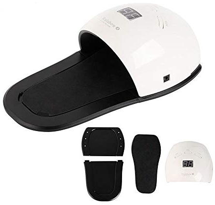 Ruihua OUKAIDE Nagel-Lampe, 2-in-1, UV/LED, 48 W, Nageltrockner, zum Aushärten von Fuß- und Fingernägeln, professionelle schnelle LED-Nagelhärtung für Nagellackentferner