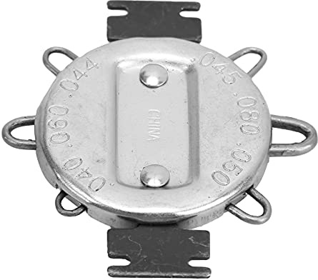 Outil de réglage de bougie d'allumage, jauge d'écarteur de bougie d'allumage antirouille Chrome 0,64‑1,14 mm pour mesurer(Noir argent)