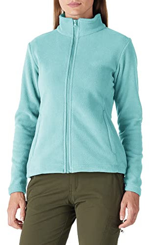 Outdoor Ventures Womens Fleece Jackets Ladies Lightweight Warm Full Zip Coat Soft Outerwear Running Jacket With 4 Large Pockets Mint Green L