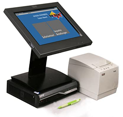 12 Kassensystem mit BlitzKasse HANDEL Kassensoftware für Supermarkt, Tabak-Laden, Bäckerei, Imbiss usw. TSE-Konform