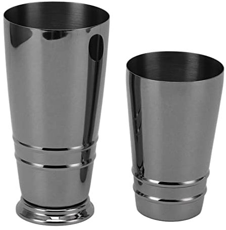 Juego De Coctelera, Juego De Coctelera Boston De 2 Piezas De Acero Inoxidable 304 Con Coctelera De Martini Inferior Para Barman Y Bar En Casa(gris)