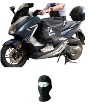 Compatible con KYMCO Agility 125 R16 Cubre PIERNAS con PEBO para Lluvia Y Viento Manta TÉRMICA PARANNANZA para Usar para Scooter Funda Impermeable para PIERNAS Pecho