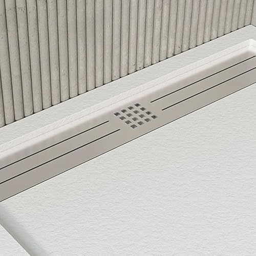 Grille de receveur de douche 80 cm pour receveur de douche Voiga largeur 90cm