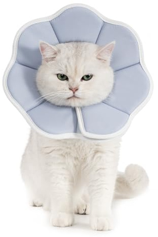 Avont Cat Cone XS justerbar mjuk E-krage, grå