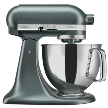 KitchenAid ARTISAN 4,7 L Küchenmaschine mit kippbarem Motorkopf 5KSM175PS, inkl. 3 L Schüssel, Zubehör, Juniper.