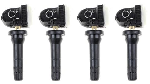 YAOPEI 4x Car Tire Pressure Sensor 433MHz Replacement for Vauxhall Astra K MK7 Corsa D E Meriva 13516165 13598773 13581561 13506028 Tire Pressure Monitoring System TPMS Sensor