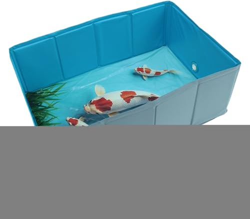 Vasca da bagno per animali domestici, piscina pieghevole quadrata con presa d'acqua, vasca da bagno portatile per cani di taglia piccola, media e grande, o gatti, per interni ed esterni per animali