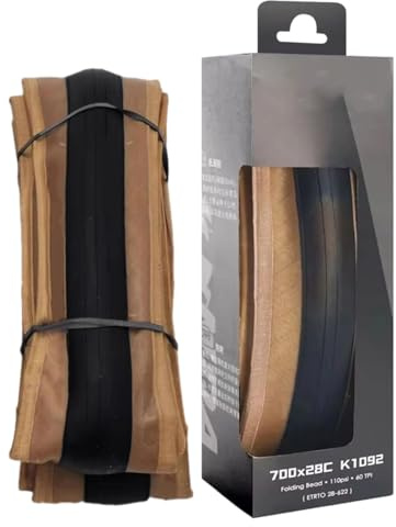 Neumáticos de Bicicleta de Carretera, Cubierta Plegable 700x28c para Carreras en Carretera, Cubierta Plegable Ultra Ligera Unisex para Adultos y Adolescentes Piñón Fijo