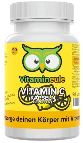Vitamin C Kapseln - hochdosiert 500 mg - gepuffertes Calciumascorbat
