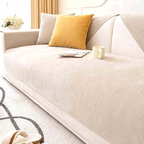 JIcloun Wasserdicht Sofa Überzug,Chenille Sofaüberwurf Sofadecken für Sitzfläche Couch Überzug Katze Hundeschutz Sofabezug Ecksofa für U/L Form Sektionssofa für 1 2 3 4 Sitzer Sektionssofa