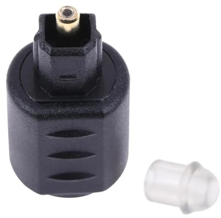 WUKUBO 1/2/5 pz Spina Ottica 3.5mm Femmina Mini Jack da 3.5mm A Digitale M Cavo Audio Ottico connettori Adattatore(RC-005,2PCS)