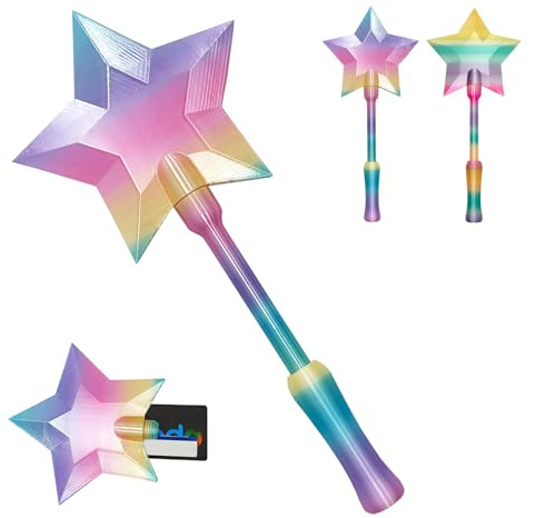 Varitas de Pago con Tarjeta de Crédito, Varita Magica Tarjeta Impresa en 3D, Porta Tarjetas Pago sin Contacto Varitas Estrella, Wand Mágicas de Estrellas, Varitas Mágica sin Contacto para Bromas (A)